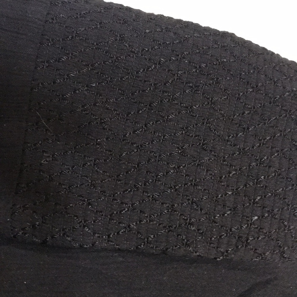 Free people black pants little design at top - Picture 3 of 10